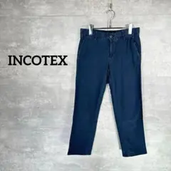 INCOTEX インコテックス クロップドパンツ ネイビー サイズ30のサムネイル