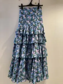 スペイン製フラメンコ衣装　小花スカート