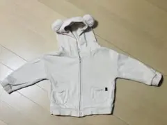 【テータテート】 パーカー トレーナー 熊耳　フード付き　キッズ　子供服 90