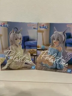 ウマ娘 Relax time フィギュア タマモクロス＆オグリキャップ - メルカリ