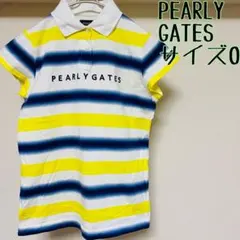 PEARLY GATES　ゴルフ　半袖　ポロシャツ　サイズ0　レディース