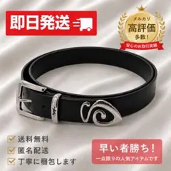 Stussy レザーベルト ブラックのサムネイル