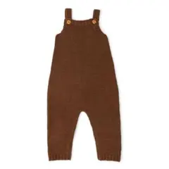 GROWN オーガニックニット　オーバーオール　新品未使用