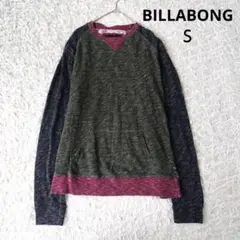 【ビラボン】BILLABONG 長袖カットソー 切替トレーナー バイカラー