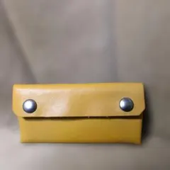 新品‼️　COMME CA ISM イエロー コンパクト財布