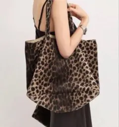 アパルトモン【バザール アトリエ サブロン】 LEOPARD TOTE BAGのサムネイル