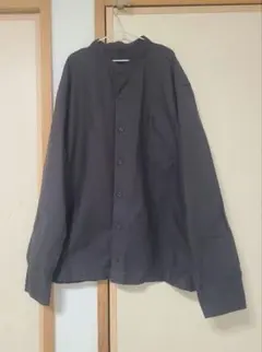 無印良品（MUJI ）スタンドカラー（バンドカラー）長袖シャツ