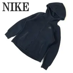 NIKE ナイキ 長袖パーカー 黒 コットン ポリエステル M C5732