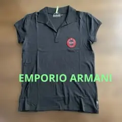 EMPORIO ARMANI メンズ　　　　　　半袖ポロシャツ　黒のサムネイル