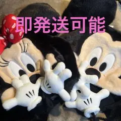 新品タグ付き　ミニーマウス　ミッキーマウス　ファンキャップ　2個セットディズニー