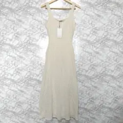 ZARA ザラ ニット素材ノースリーブロングワンピース XS