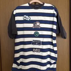 drug store's ボーダー 半袖 Tシャツ ワッペンのサムネイル
