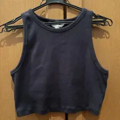 H&Mブラックタンクトップサイズ170レディースSサイズのサムネイル