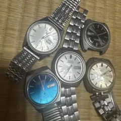 SEIKO 5 , seiko typeII時計 シルバー ステンレスバンド