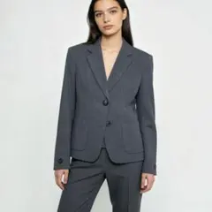 UNIQLO ユニクロ ストレッチテーラードジャケット グレー M 完売品
