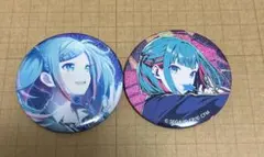 プロセカ 缶バッジ 50C 初音ミク グリッター缶バッジ