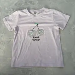 ANAP KIDS さくらんぼ スパンコール Tシャツ Mのサムネイル
