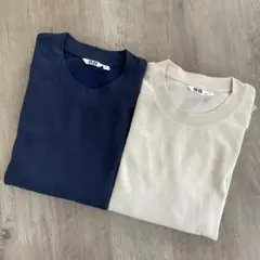 UNIQLO エアリズムコットンクルーネックTシャツ ユニクロU 長袖