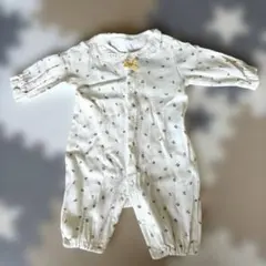【ベビー服】ロンパース　春秋用　花柄　70センチ