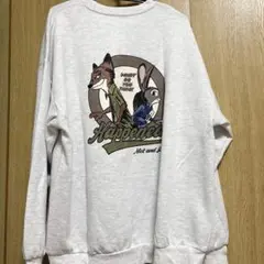 3L 新品 ズートピア ニック ジュディ 薄手トレーナー