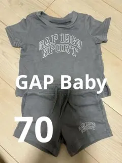 GAP SPORT グレー Tシャツ ショートパンツ セットアップ6-12ヶ月