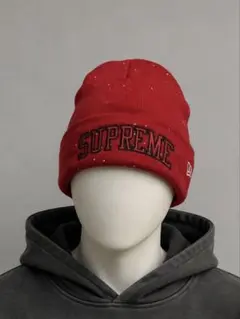 supreme ニット帽 赤 登坂広臣 ジャスティンビーバー - メルカリ