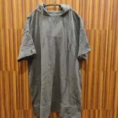 BAYFLOWベイフロー オーバーサイズフード付きTシャツ グレー