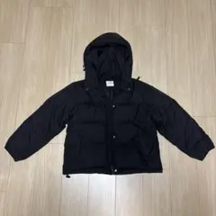 BEAMS フード付き黒ダウンジャケット