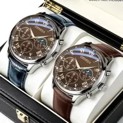 激安☆Geneva クォーツ腕時計 ペアウォッチ 2本セット
