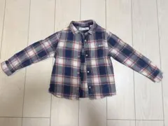 ZARA チェック柄 長袖シャツ 4-5歳用