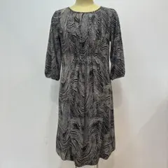 【新品未使用】7-ID concept. 七分袖 ワンピース 40サイズ