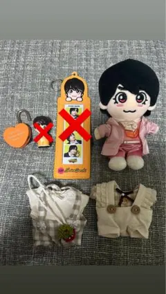 なにわ男子 大西流星 ちびぬい 服付き グッズセット キーホルダー