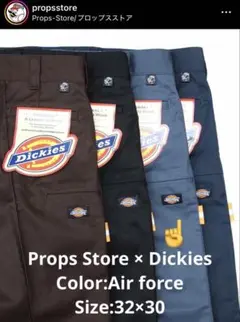 props store dickies w34 プロップスストア ディッキーズ BLOG-PROPS-STORE : Dickies for Props Store/501 BLK USA(Anx)