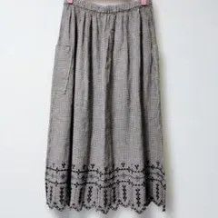 SM2 ギンガムチェックペチスカート