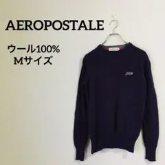 AEROPOSTALEエアロポステールニット【M】ウール100%ラグランスリーブ