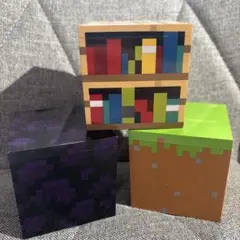 Minecraft わくわくBOX ブロックデザインBOX 3個セットのサムネイル