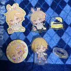 あんスタ　アニカフェ　仁兎なずな　アクスタ　缶バッジ　ステッカー　まとめ売り