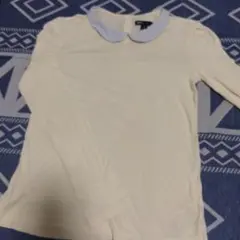 GapKids 襟付き長袖カットソー XL150 クリーム色