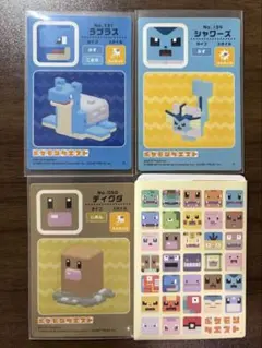 ポケモンクエストステッカー　ディグダ　ラプラス　シャワーズ ポケモンクエストステッカー ディグダ ラプラス シャワーズ - メルカリ