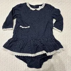 Ralph Lauren 6M ベビー　セットアップ　ネイビー ドット