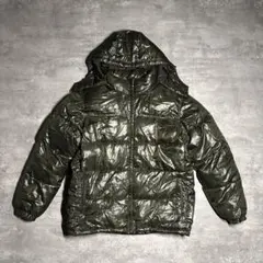 archive down black jacket ドローコード付き