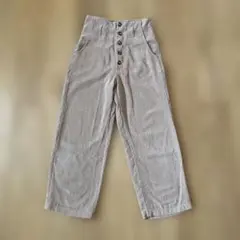 コーデュロイワイドパンツ