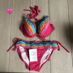 未使用品　フリルデザイン ビキニ ピンク 複数在庫