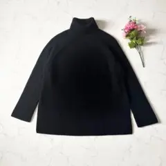 【極美品】セオリー RIB HEM TNK PO カシミヤ100% 黒 S