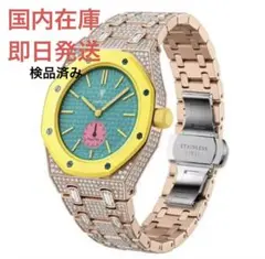 Swatch × AP Royal Pop用カスタムバンド ローズゴールド石付き - メルカリ