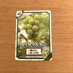 長野県生坂村　ぶどうカード　42カッタクルガン
