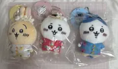 ちいかわ　旅行いきたい　ぷちミニマスコット　3点　ちいかわ　ハチワレ　うさぎ