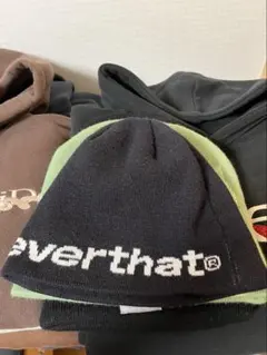thisisneverthat black Beanie黒 ニット帽 ビーニー