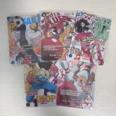 ラウンドワン ワンピースカード サンジ ブルック ウソップ ジンベエ