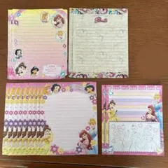ディズニープリンセス　便箋　16枚